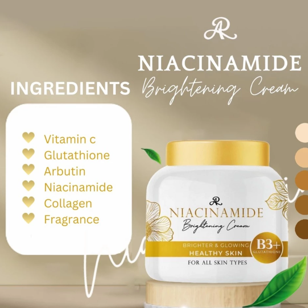 AR Niacinamide Brightening Cream B3+ Glutathion 200gm AR Niacinamide Brightening Cream B3+ Glutathion 200gm